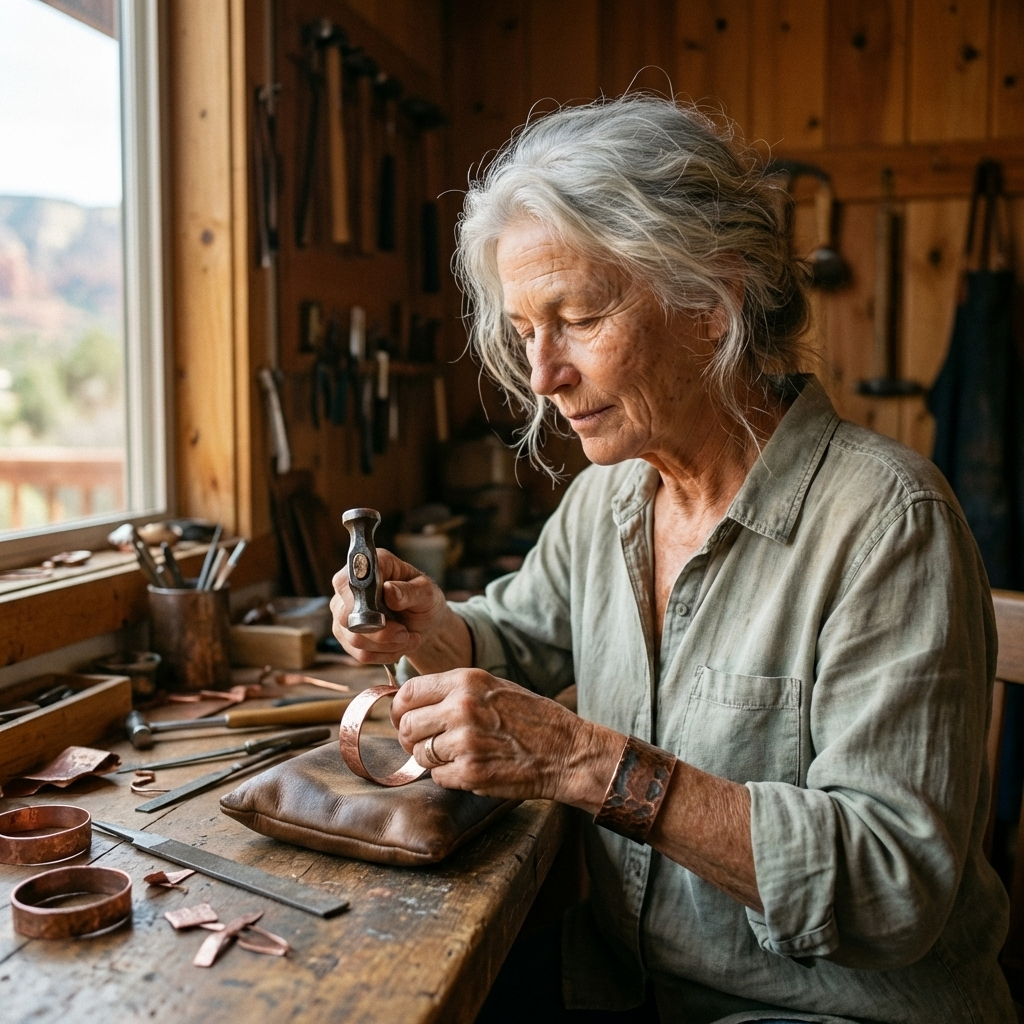 Miedziana Bransoletka Vera's Cove