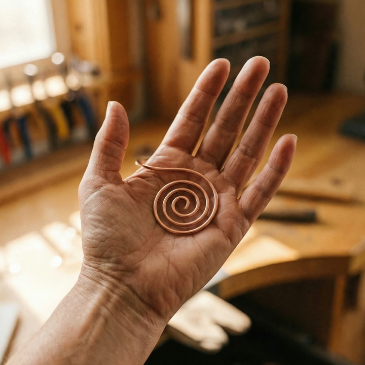 Miedź Ręczna Spiralna Vera