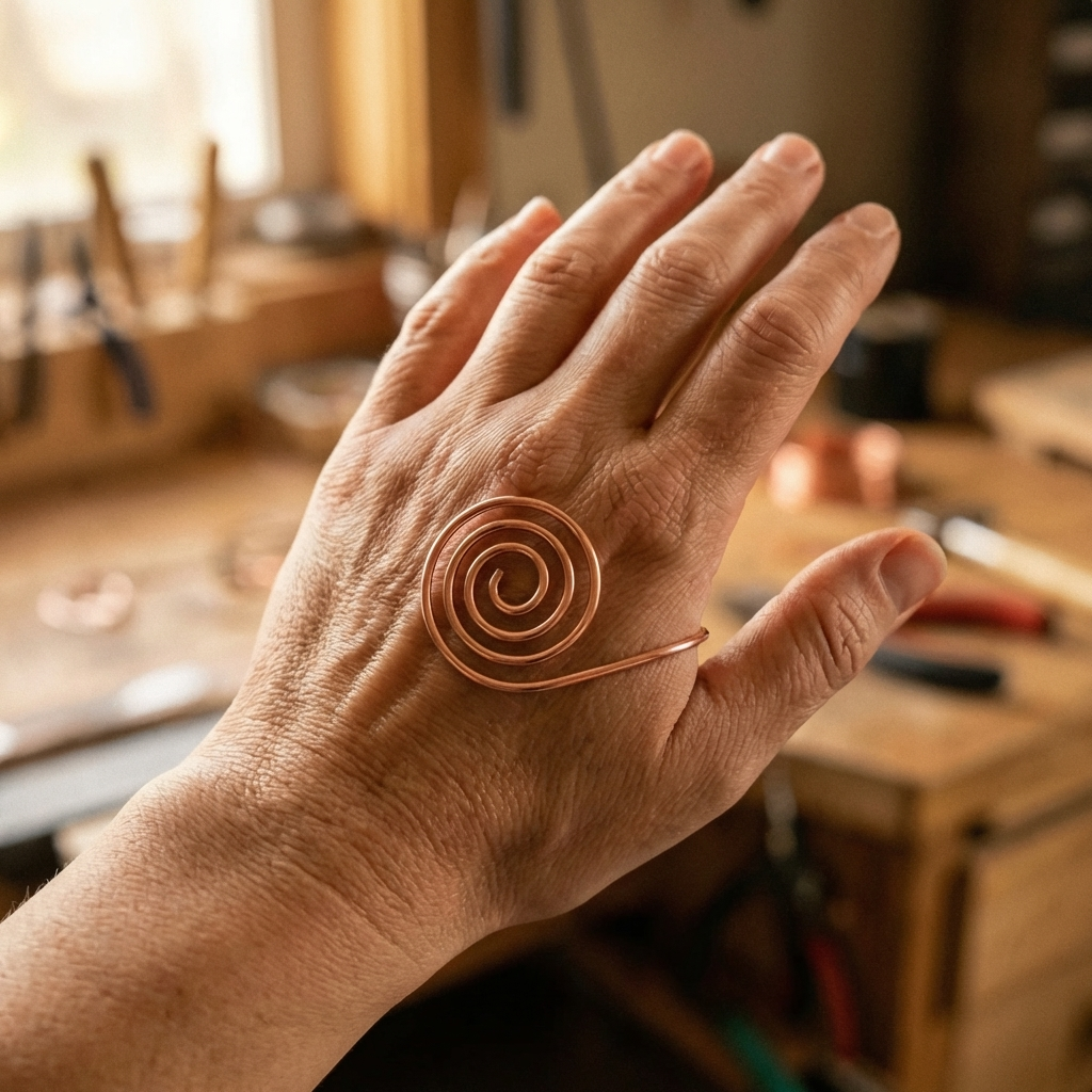Miedź Ręczna Spiralna Vera