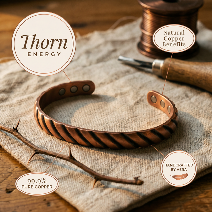 Bransoletka Vera's Thorn z Miedzi