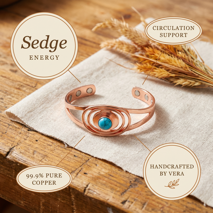 Bransoletka z Miedzi Sedge Very