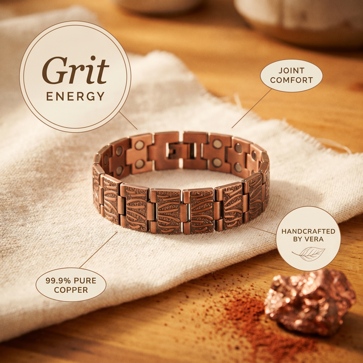 Męska bransoletka miedziana Vera's Grit